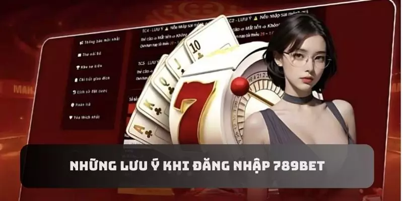 Những lưu ý cần thiết khi đăng nhập 789BET